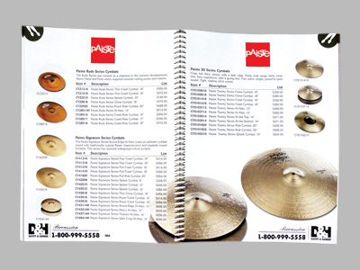 Music Catalog layout